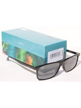 MAUI JIM Pulama POLARIZED Sunglasses 618-02 Black/Neutral Grey NEW Italy